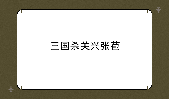 三国杀关兴张苞