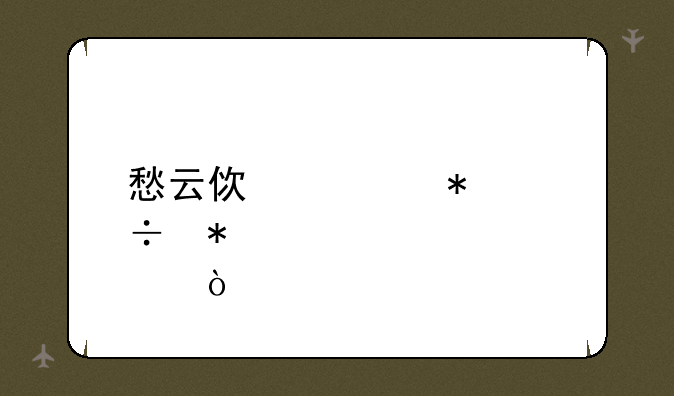愁云使者技能加点？