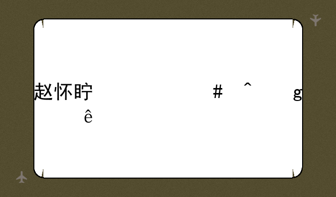 赵怀真什么时候上线